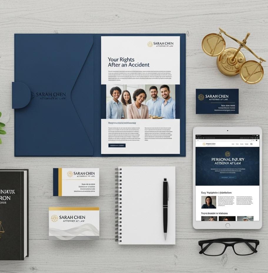 Personal Injury Law Firm Marketing Materials
