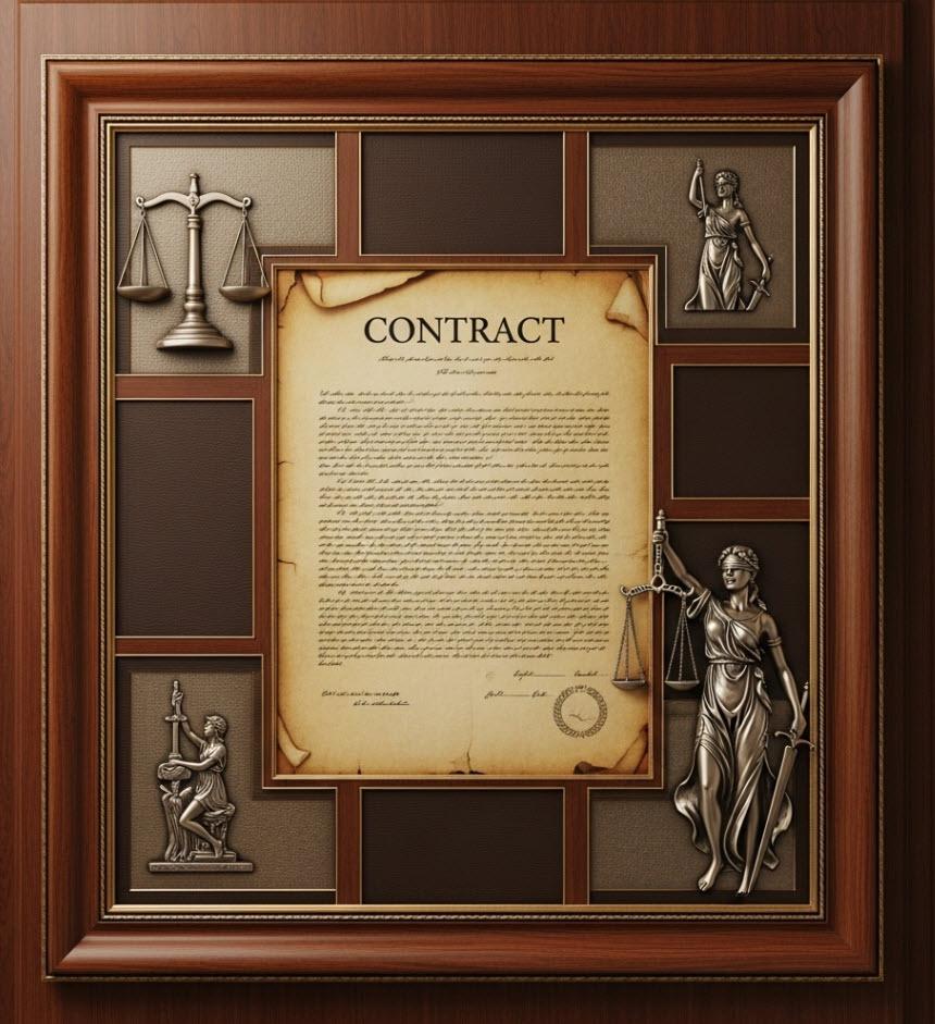 Contractual laws that are symbolically justified in law