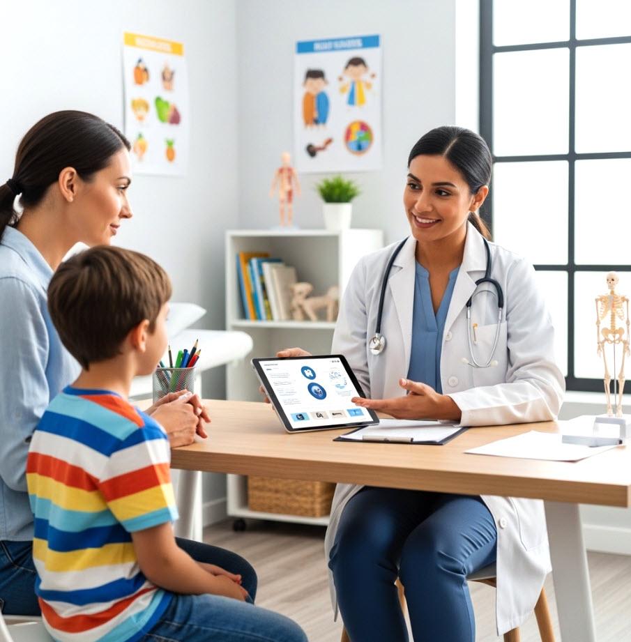 Consulting with a trusted child health expert