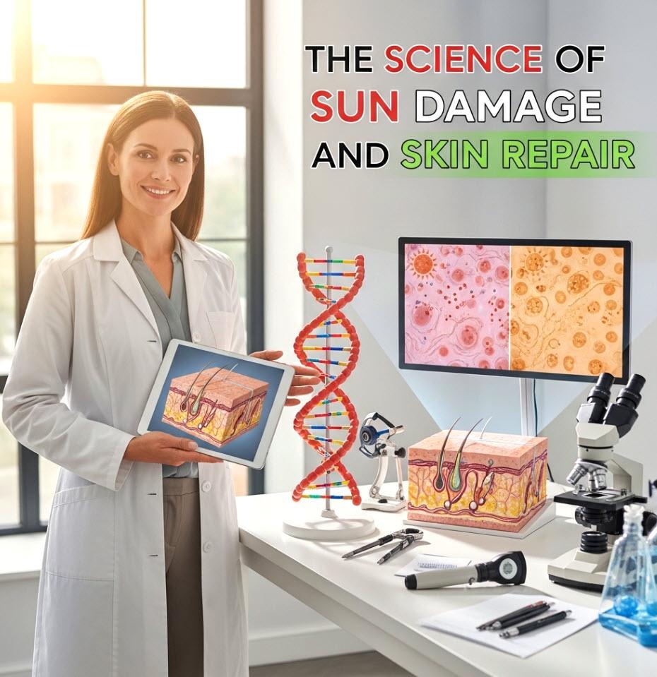 The Science of Sun Damage and Skin Repair