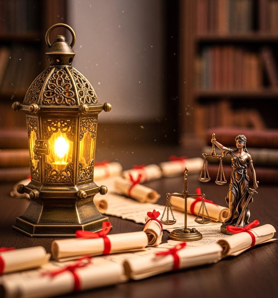 A lantern miniature: lighting the legal path