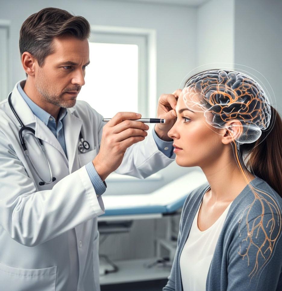 The Neurologist's Exam: Mapping the Brain's Pathways