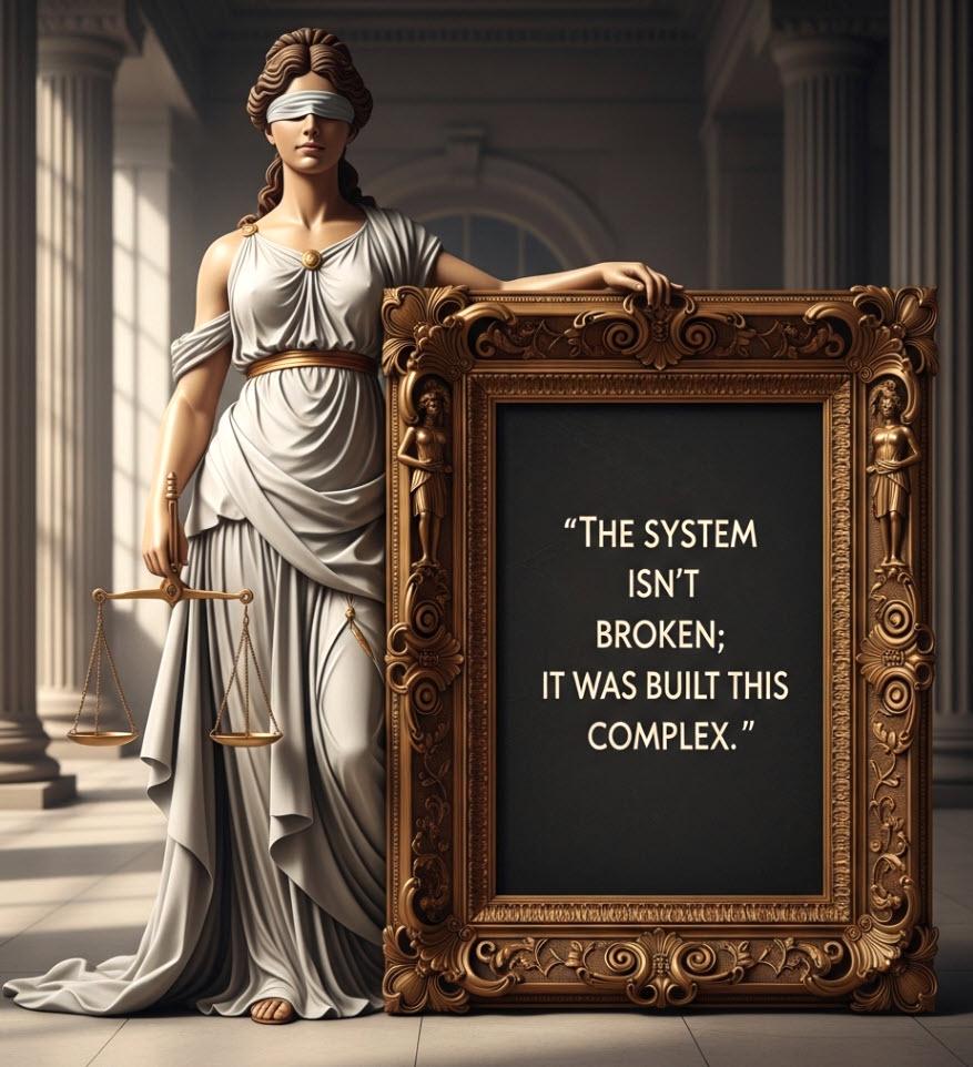 The system isn't broken; it was built this complex.