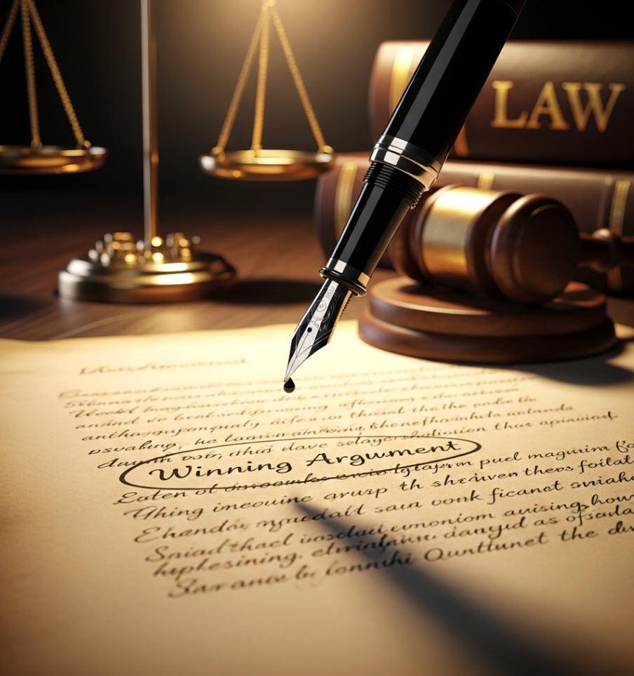 The pen that drafts a winning argument