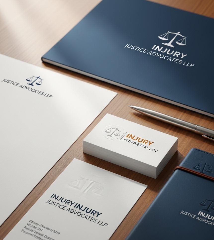 Attorney Branding Pieces of Law Firm Injury Attorneys